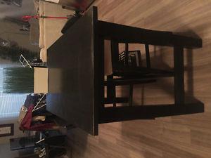 Ikea high table and 2 chairs