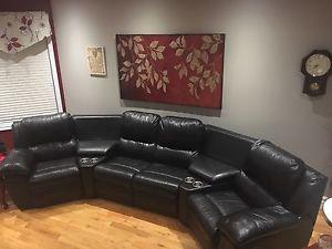 Leather home theatre seating