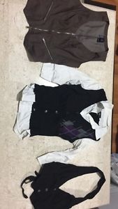 Lot of 3 Dress Shirt/ Vests