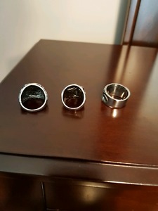 Mens stainless steel rings