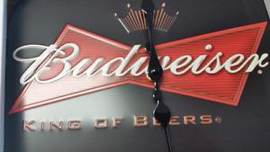 Metal Budweiser Clock New Great for Beer Collector It is 16
