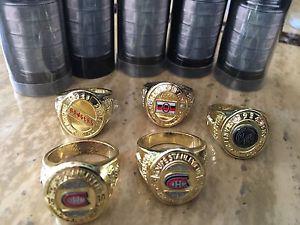 Molson Canadian Stanley Cup Rings Montreal Chicago New York