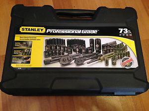 NEVER USED - Stanley 73 piece professional socket set