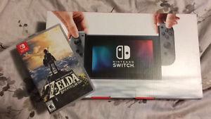 Nintendo Switch + Legend of Zelda New in box