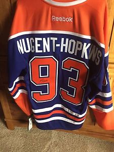 Nugent-Hopkins autographed jersey