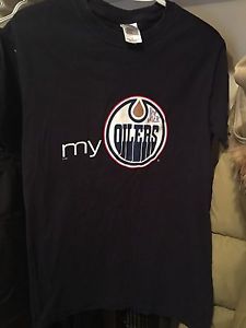Oilers Shirt signed by Roloson