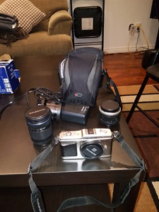 Olympus Pen E-P1 with 2 lens and bag $250 firm