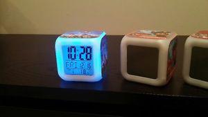 Paw patrol LED light color changing alarm clock