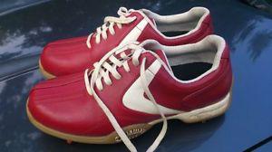 Red Golf Shoes Size 6 -TRURO