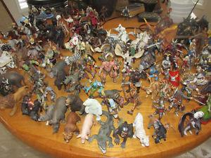 Schleich and Papo figurines - large collection