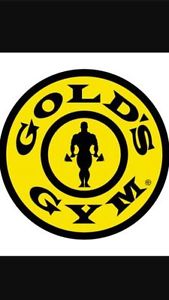 Selling Gold gym membership $ bi-weekly month to month
