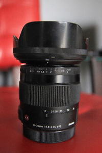 Sigma mm lens for Canon EF-S Cameras