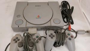Sony Playstation with 2 controllers
