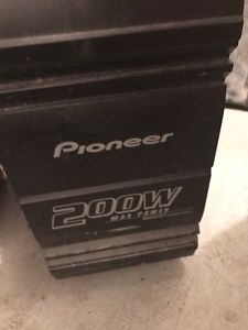 Sony Xplod  W subwoofer with Pioneer 200 W amplifier