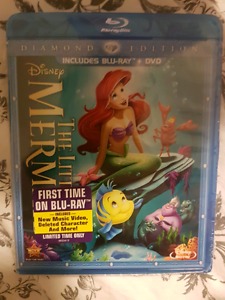 The little mermaid blu ray diamond edition now In Disney