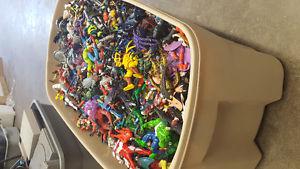 Tub of Action Figures