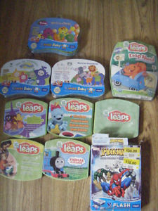 V-Smile and leap frog games for sale