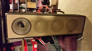 Vintage garnet speakers