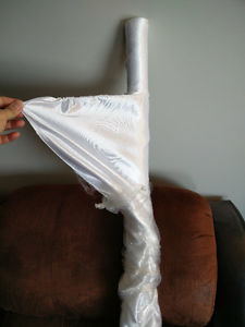 White Satin Fabric ($10/m)