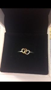 Women's Double Heart Ring