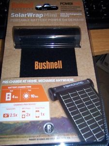 brand new Bushnell solar wrap mini with rechargeable battery