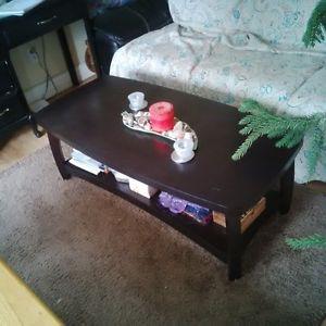 dark brown coffee table! EXCELLENT condition