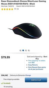 razer diamondback gaming mouse