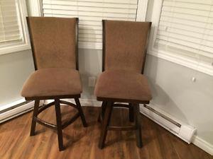 two bar stools