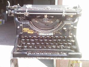 vintage typewriter