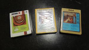 3 new sealed 8 track tapes
