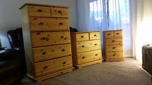 3 piece dresser set - wood