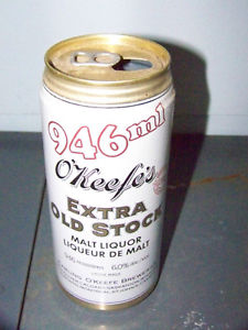 941ML ALUMINUM 'S O'KEEFE'S BEER CANS