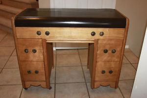 Antique Waterfall Vanity Come Hell or High Water 5 Drawer