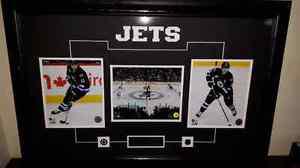 Authentic NHL Winnipeg Jets first game Oct 9th,  frame