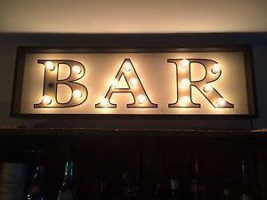 Bar sign