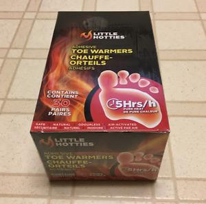 Box of 30 Little Hotties Adhesive Toe Warmers Packs