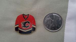 Calgary Flames NHL Red Jersey Lapel Pin