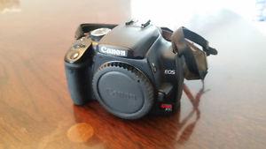 Canon Rebel XTi with wide angle lens + accessories