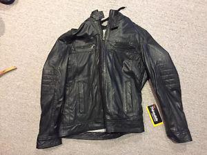 Danier Leather Jacket with Hooded Liner