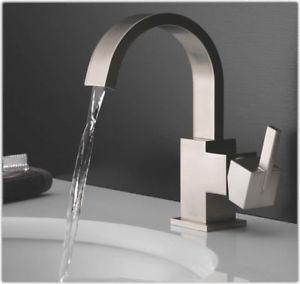 Delta Vero stainless steel lavatory faucet.