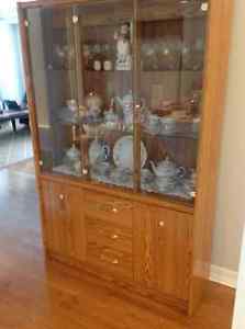 Dining set with China cabinet