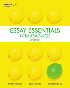 Essay Essentials with Readings Sixth Edition
