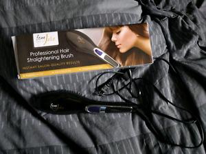 FemJolie hair straightener brush $35