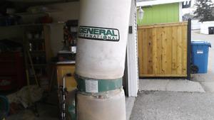 General International 1.5 hp dust collector