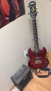 Gibson Epiphone Electric guitar and accessories ($300 OBO)
