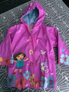 Girls Dora Rain Coat