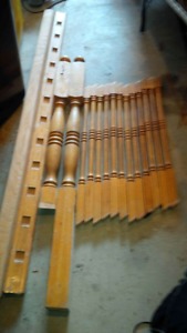Hardwood Stair Rail