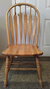 Heavy Duty, Solid Oak Dining Chair - Great Refinishing