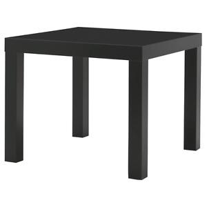 Ikea black side tables