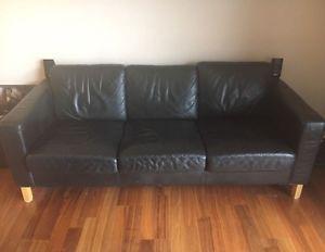 Ikea leather couch